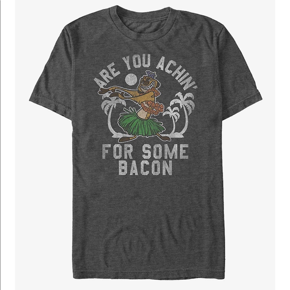 Disney Lion King Timon Achin for some bacon shirt